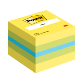 Post-It Mininotas Adhesivas 51x51 mm, 400 Hojas, Colores Limón, Verde, Azul y Amarillo Precio: 3.95000023. SKU: B14HLNTQL5