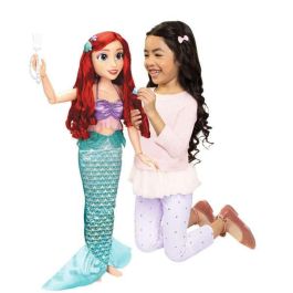 Jakks Pacific Muñeca Princesa Ariel Disney 80 cm con Peine Dinglehopper de PVC para 3+ años Jakks Pacific Muñeca Princesa Ariel Disney 80 cm con Peine Dinglehopper de PVC para 3+ años