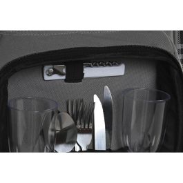 Mochila DKD Home Decor Gris Oscuro 20 x 39 x 28.5 cm Set de 9 Mochila DKD Home Decor Gris Oscuro 20 x 39 x 28.5 cm Set de 9