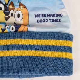 Cerdá Conjunto Térmico 3 piezas Bluey Multicolor: Gorro, Braga Cuello y Guantes para Niños de 2 a 8 años - Ideal Invierno