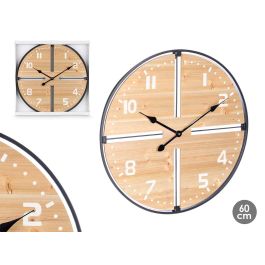 Reloj Pared Madera 60 Cm Giftdecor (4 Unidades) Precio: 119.79. SKU: B189MG56S9