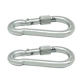 Edm Mosquetón bombero msq02 acero galvanizado con seguro 6 x 60 mm 2 unidades Precio: 2.50000036. SKU: B1GDX4N698