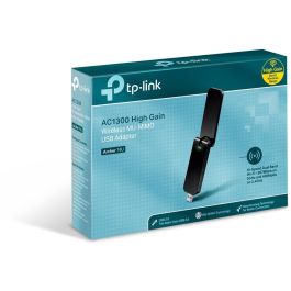 TP-Link Archer T4U AC1300 Adaptador USB Wi-Fi Doble Banda MU-MIMO USB 3.0 con Antenas Alta Ganancia para PC/Mac