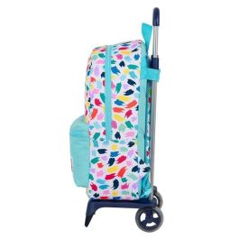 Mochila Escolar con Ruedas Benetton Painting Multicolor Mochila Escolar con Ruedas Benetton Painting Multicolor