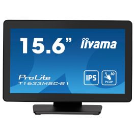 Iiyama T1633MSC-B1 Monitor Táctil de 15.6" Full HD (1920 x 1080) IPS, 5ms, HDMI, DisplayPort, USB, Altavoces, Negro, Retail