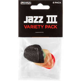 Dunlop Pack Variety Jazz de Púas - Pack de 6 Unidades