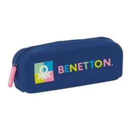 Estuche Escolar Benetton Cool Azul marino 18.5 x 7.5 x 5.5 cm Estuche Escolar Benetton Cool Azul marino 18.5 x 7.5 x 5.5 cm