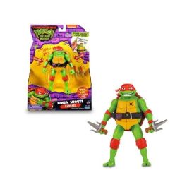 Famosa Figura Tortugas Ninja Deluxe Articulada con Sonidos de Batalla y Accesorios de Armas de Plástico 15cm - Modelos Surtidos - Edad 4+ Años