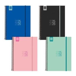 Agenda Escolar (2025-26) Finocam Espir Espiral Tapa Pp S/V Apais. E10 155X212 Con Goma Surtido Pack De 8 Precio: 66.78999987. SKU: B1983BLVSC