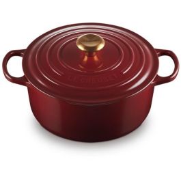 Le Creuset 21177269494441 Bräter 26cm, Rhone, Hierro Fundido, Rojo 5.3L
