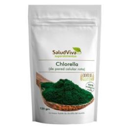 SALUD VIVA Chlorella en Polvo 125g Ecológica, Sin Gluten y Vegana. Alta en Hierro y Vitaminas B1, B3, B5, B6. Alga Cruda SALUD VIVA Chlorella en Polvo 125g Ecológica, Sin Gluten y Vegana. Alta en Hierro y Vitaminas B1, B3, B5, B6. Alga Cruda Precio: 12.4999996. SKU: B1G4C3PH9T