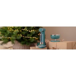 Smeg KSC01EGMWW Báscula de cocina electrónica, 5 kg, 1 g, Verde claro, Acero inoxidable, Aluminio, Plástico, Encimera