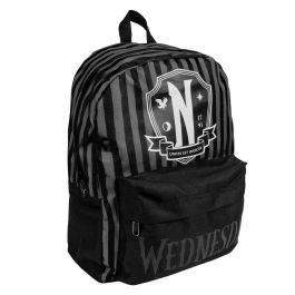 Mochila Casual Wednesday Negro 32 x 12 x 42 cm Mochila Casual Wednesday Negro 32 x 12 x 42 cm