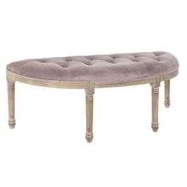 DKD Home Decor Descalzadora Tradicional Rosa Palo Natural 43 x 48 x 125 cm