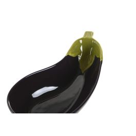 DKD Home Decor Bol Moderno de Gres Lila Verde 11 x 4.5 x 22 cm Apto Lavavajillas (2 Unidades)