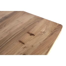GINER Y COLOMER Mesa de Comedor Madera de Mango y Patas de Metal 200 cm