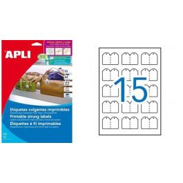 Etiquetas Adh.Impr.Apli A4 Blanca Colgante C.Romos Caja 10H 28X43 Mm 150 Uds.(11946) Precio: 14.58999971. SKU: B1DYL4J486