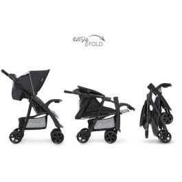 Hauck Silla de Paseo Shopper Neo II Caviar Plata - Plegado Compacto con una Mano, Reclinable, Gran Cesta, Desde el Nacimiento