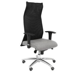 Sillon Piqueras Y Crespo Sahuco Xl Direccion Hasta 160 Kg Mecanismo Sincro Brazos Regulables En Altura Respaldo Malla Transpirable Negra Asiento A Medida Con Espuma Viscoelastica Y Tapizado Bali Gris Claro Precio: 593.50000028. SKU: S5703100