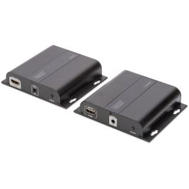 Digitus Extensor HDMI 4K por IP hasta 120m Cat5/5e/6/7 con 3D y HDCP Negro