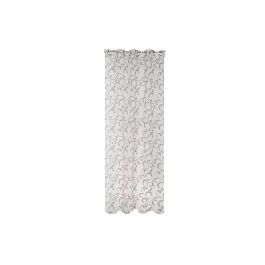 DKD Home Decor Cortina Alpino Barroco Rojo Blanco, Poliéster 75 gsm, Alto 270 x Ancho 140 cm, Set de 2 Unidades