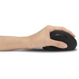 Kensington Ratón Pro Fit Ergonómico Vertical Inalámbrico para Zurdos, 6 Botones, 800-1200-1600 DPI, Negro