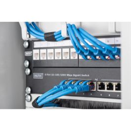 DIGITUS Switch Gestionado L2+ Gigabit Ethernet 8 Puertos PoE+ 80W Negro Full Duplex