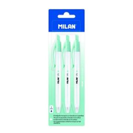 Boligrafo Milan Retractil P1 Antibacteriano Tinta Azul Blister De 3 Precio: 3.88999996. SKU: S7908658