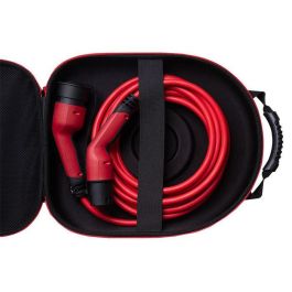 DEFA eConnect Premium Bag para Cables de Carga Modo 3 Resistente e Ignífuga con Asa Ergonómica y Fijación en Maletero (Cable No Incluido)