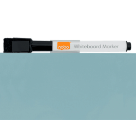 Nobo Pizarra Magnética Blanca para Hogar, Gris, 360x360 mm