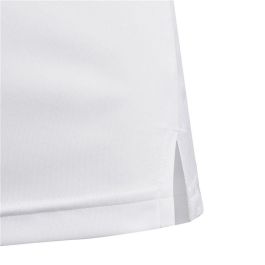 Camiseta de Manga Corta Infantil Adidas Blanco XL