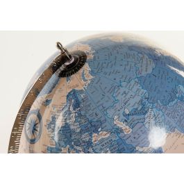 DKD Home Decor Globo Terraqueo Colonial 32 x 43 x 34 cm de Metal y Plástico (2 Unidades)