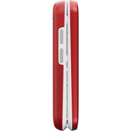 Doro L30 Teléfono Móvil Concha 4G con Pantalla 2.8" y Cámara 2MP, SIM Única, Batería 1150 mAh, Rojo/Blanco