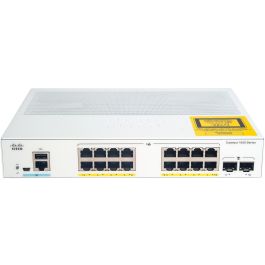 Cisco C1000-16FP-2G-L Switch Gestionado L2 Catalyst 1000 con 16 Puertos Gigabit Ethernet PoE y 2 SFP