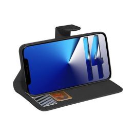 PEDEA 50160945 Funda Libro Classic con Cierre Magnético y Soporte para iPhone 14 - Negro