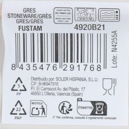 Fuente Oval Fustam 29.5 x 12.7 x 2.4 cm - Inde (24 Unidades) Fuente Oval Fustam 29.5 x 12.7 x 2.4 cm - Inde (24 Unidades)