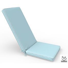 DKD Home Decor Cojín Tumbona Terraza y Jardín Azul Blanco 42 x 5 x 115 cm Precio: 30.79000001. SKU: B1HLD8LXND