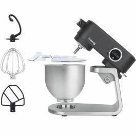 Robot repostero - H.Koenig - KM120 - 800 W - Bol de acero inoxidable 5 L - 8 velocidades - Gris mate y plata Robot repostero - H.Koenig - KM120 - 800 W - Bol de acero inoxidable 5 L - 8 velocidades - Gris mate y plata