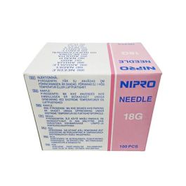 Nipro Agujas hipodérmicas desechables 18G 1.2x40 mm Rosa 100 unidades Precio: 3.58999982. SKU: B1BKNKACGW