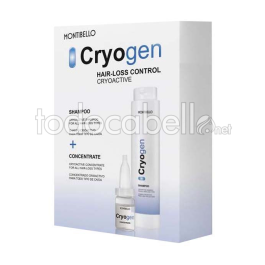 Montibel·Lo Cryogen Anticaída Pack: Champú Crioactivo 300ml + Concentrado 10x7ml para Frena Caída y Activa Crecimiento del Cabello Precio: 28.49999999. SKU: S4252629