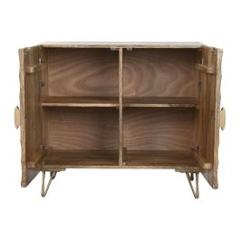 Aparador Home ESPRIT Dorado Natural Metal Madera de mango 81 x 45 x 75 cm Aparador Home ESPRIT Dorado Natural Metal Madera de mango 81 x 45 x 75 cm