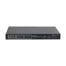(Dh-Lr2226-24Et-360-V2) Dahua Switch L2 Epoe Gestionable 24 Puertos 10/100 (8 Epoe/Eoc + 16 Poe) + 2 Uplink Combo Gigabit/Sfp Precio: 387.50000014. SKU: B1H9Y9Q22J