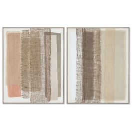 Cuadro Urban DKD Home Decor Beige Marron 4.5 x 102 x 82 cm (2 Unidades)