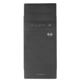 Tacens Caja Ordenador Initiox ATX USB 3.0 Negro - Compatible con placas ATX, MicroATX, Mini-ITX, con ventiladores incluidos