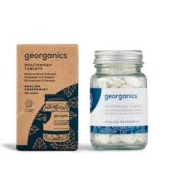 GEORGANICS Enjuague Bucal Menta en Pastillas 180 ud. Sin Sintéticos, Natural y Vegano para Salud Bucal Óptima Precio: 9.78999989. SKU: B1AML2Y454