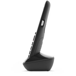 Gigaset E720HX Teléfono DECT/analógico inalámbrico para Ancianos, Botones Grandes, SMS, Identificador de Llamadas, Negro