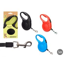 Mascow Flexi Mascota Extensible 5 Metros, Surtido Azul/Negro/Rojo, 16x3x10 cm (12 Unidades) Precio: 32.49999984. SKU: B19GPS99KY