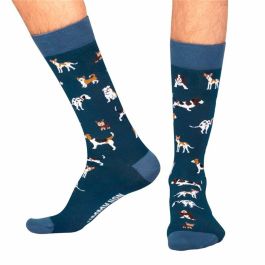 Calcetines Jimmy Lion Dogs Azul 41-46 Calcetines Jimmy Lion Dogs Azul 41-46
