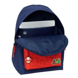 Safta Mochila para Portatil 14.1'' Super Mario "Trick" 31x43x13cm