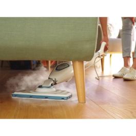 Black & Decker FSM1615-QS Trapeador de Vapor con Cable 1300W, Tanque 350ml, Calentamiento 20s, Elimina 99% Bacterias, 2 Almohadillas